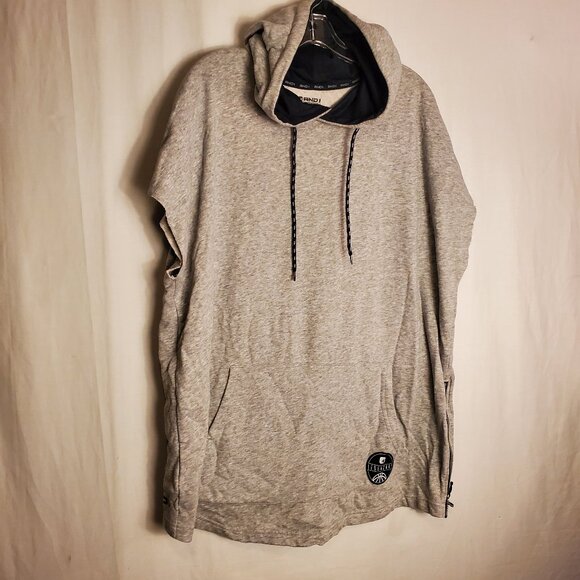And 1 Other - And 1 Sleeveless Mens Light Grey Hoodie Sz 2XL